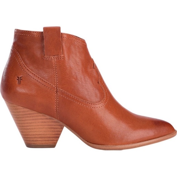 Frye Reina Bootie in Cognac Size 5.5 NEW - Picture 8 of 14